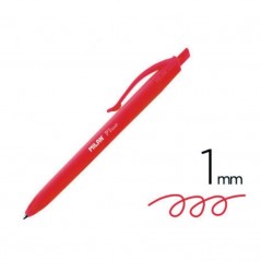 Caja de Bolígrafos de Tinta de Aceite Retráctil Milan P1 Touch MLN176512925 25 unidades Rojos