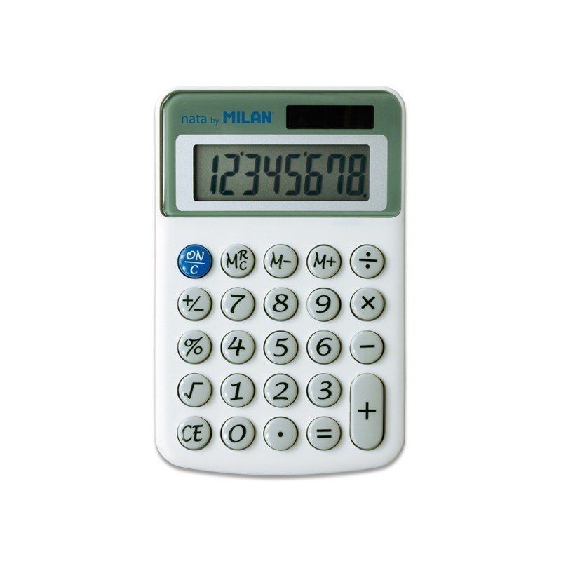 Calculadora Milan 40918BL Gris