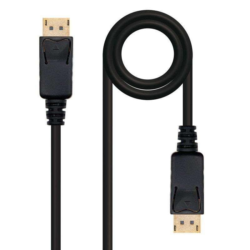Cable Displayport 1.2 4K Nanocable 10.15.2301 Displayport Macho - Displayport Macho 1m Negro