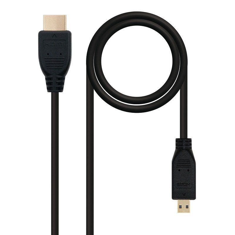 Cable Micro HDMI Nanocable 10.15.3502 HDMI Macho - Micro HDMI Macho 1.8m Negro