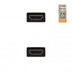 Cable HDMI 2.0 4K Nanocable 10.15.3603 HDMI Macho - HDMI Macho 3m Certificado Negro