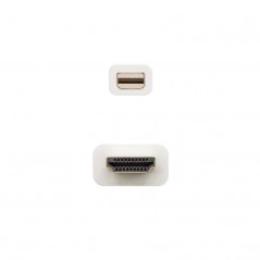 Cable Mini Displayport Nanocable 10.15.4002 Mini Displayport Macho - HDMI Macho 2m Blanco