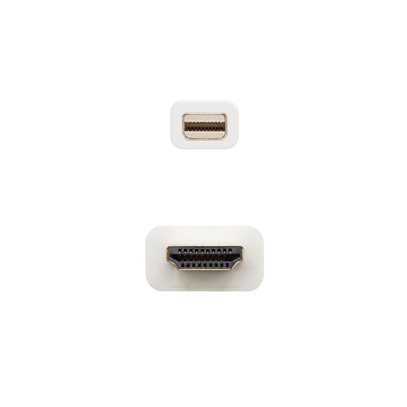 Cable Mini Displayport Nanocable 10.15.4003 Mini Displayport Macho - HDMI Macho 3m Blanco