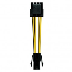 Cable de Alimentación Microprocesador Nanocable 10.19.1401 Molex -4 4 PIN Macho - Molex 4 PIN Hembra 15cm
