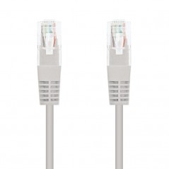 Cable de Red RJ45 UTP Nanocable 10.20.0100 Cat.5e 50cm Gris