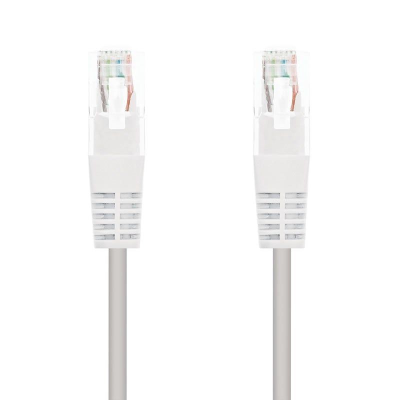 Cable de Red RJ45 UTP Nanocable 10.20.0105-W Cat.5e 5m Blanco