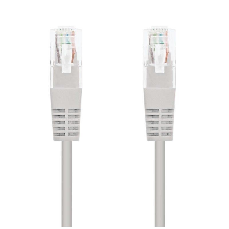 Cable de Red RJ45 UTP Nanocable 10.20.0130 Cat.5e 30m Gris