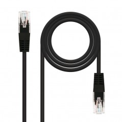 Cable de Red RJ45 UTP Nanocable 10.20.0400-BK Cat.6 0.5m Negro
