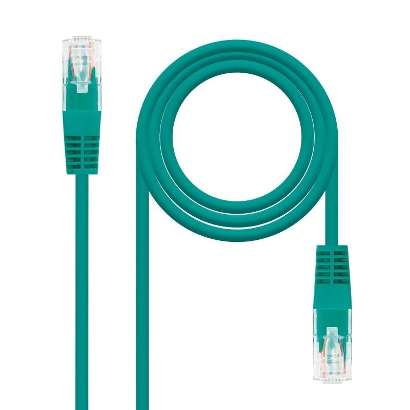 Cable de Red RJ45 UTP Nanocable 10.20.0400-GR Cat.6 50cm Verde