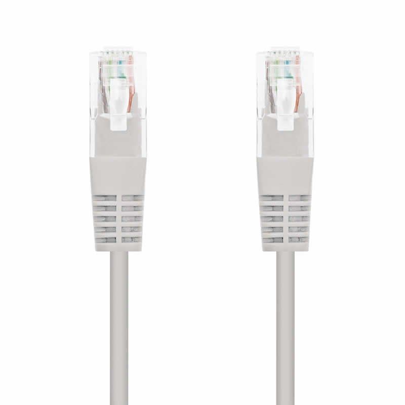 Cable de Red RJ45 UTP Nanocable 10.20.0415 Cat.6 15m Gris