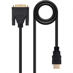 Cable HDMI Nanocable 10.15.0503 DVI Macho - HDMI Macho 3m Negro
