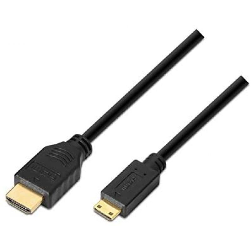 Cable HDMI Nanocable 10.15.0902 HDMI Macho - Mini HDMI Macho 1.8m Negro