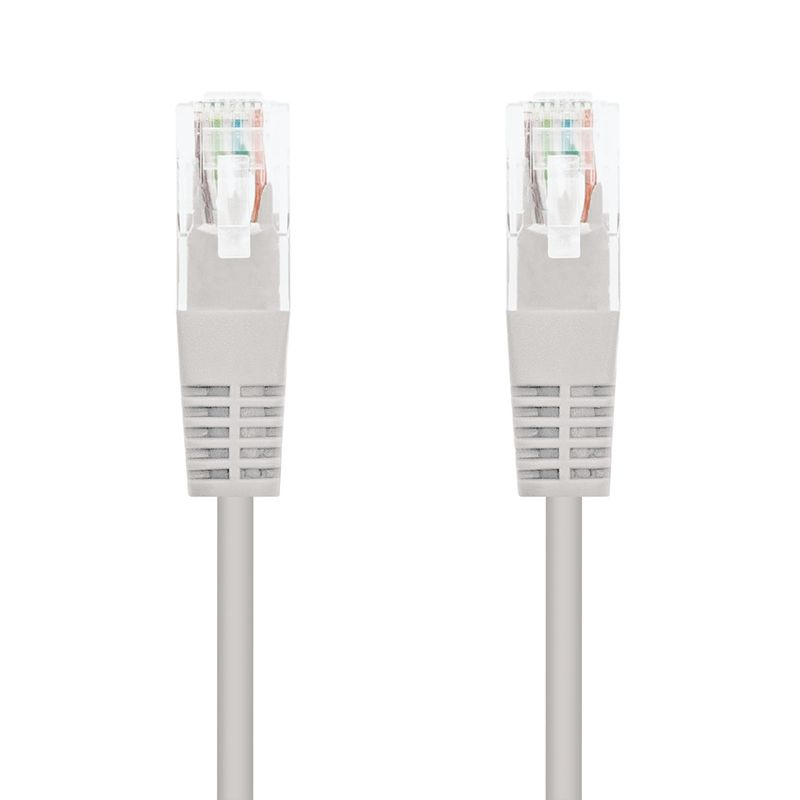 Cable de Red RJ45 UTP Nanocable 10.20.0115 Cat.5 15m Gris