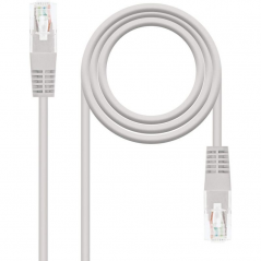 Cable de Red RJ45 UTP Nanocable 10.20.0410 Cat.6 10m Gris