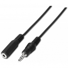 Cable Estéreo Nanocable 10.24.0201 Jack 3.5 Macho - Jack 3.5 Hembra 1.5m