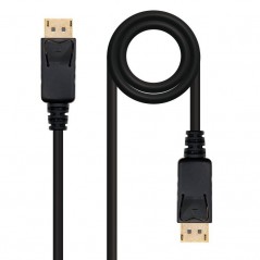 Cable Displayport 1.2 4K Nanocable 10.15.2301-L150 Displayport Macho - Displayport Macho 1.5m Negro