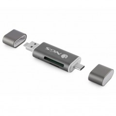 Lector de Tarjetas Externo NGS ALLYREADER USB 2.0 USB Tipo-C Micro USB