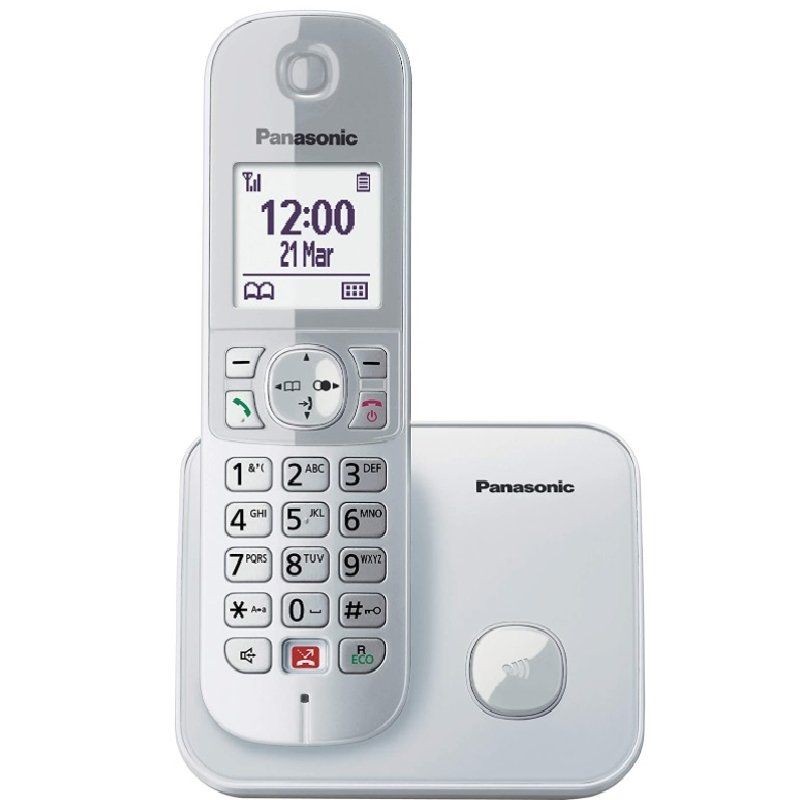 Teléfono Inalámbrico Panasonic KX-TG6851SP Plata