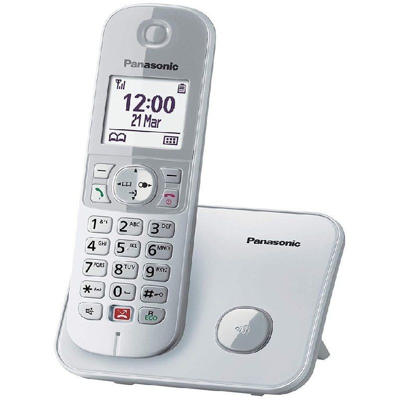 Teléfono Inalámbrico Panasonic KX-TG6851SP Plata