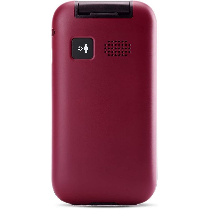 Teléfono Móvil Panasonic KX-TU400EXR para Personas Mayores Rojo Granate
