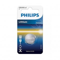 Pila de Botón Philips CR2016 3V