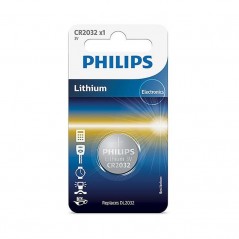 Pila de Botón Philips CR2032 3V