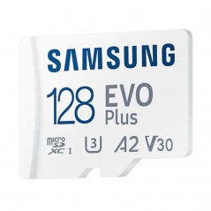 Tarjeta de Memoria Samsung EVO Plus 2021 128GB microSD XC con Adaptador Clase 10 130MBs