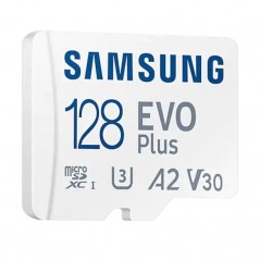 Tarjeta de Memoria Samsung EVO Plus 2021 128GB microSD XC con Adaptador Clase 10 130MBs