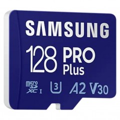 Tarjeta de Memoria Samsung PRO Plus 2021 128GB microSD XC Clase 10 160MBs