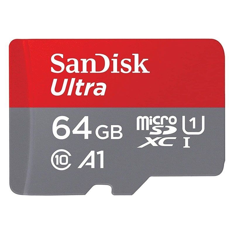 Tarjeta de Memoria SanDisk Ultra 64GB microSD XC I Clase 10 120MBs