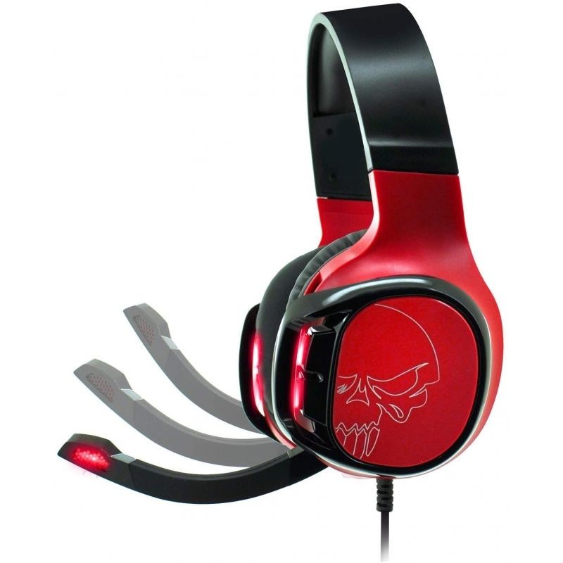 Auriculares Gaming con Micrófono Spirit of Gamer Elite-H60 Jack 3.5 USB 2.0 Rojos