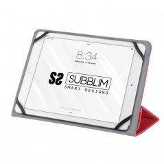 Funda Subblim Clever Stand para Tablets de 10.1 Roja