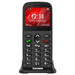Teléfono Móvil Telefunken S420 para Personas Mayores Negro