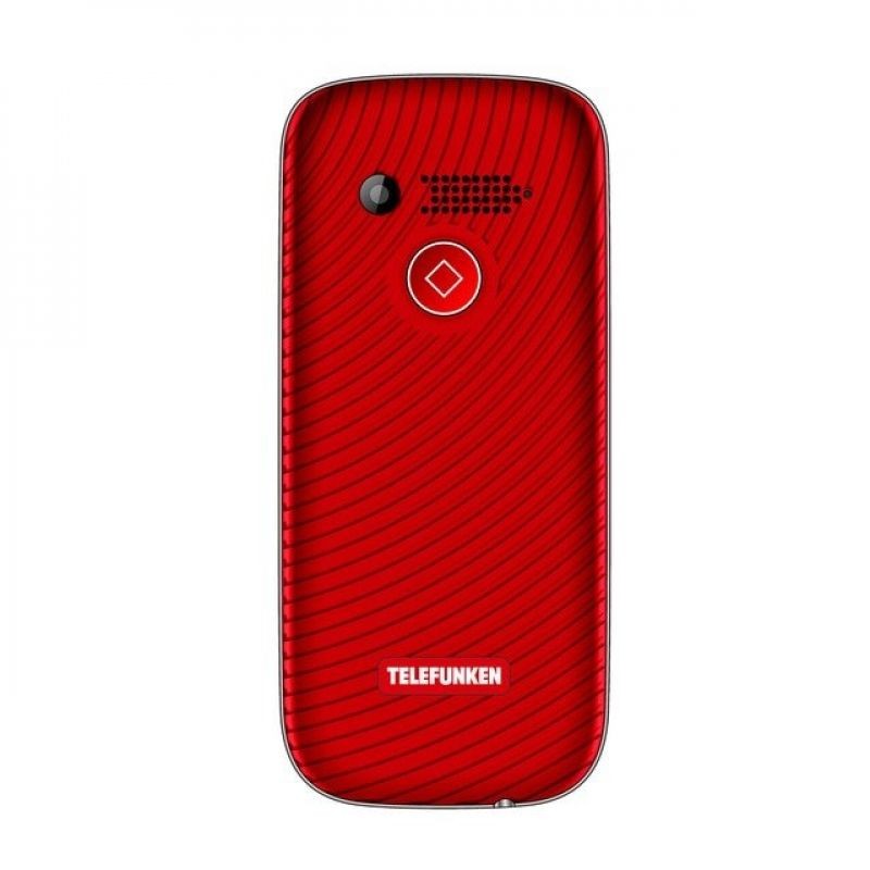 Teléfono Móvil Telefunken S420 para Personas Mayores Rojo