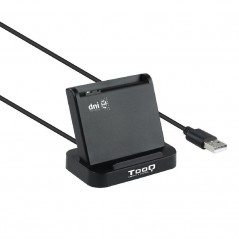 Lector de DNI TooQ TQR-220B USB 2.0 Negro