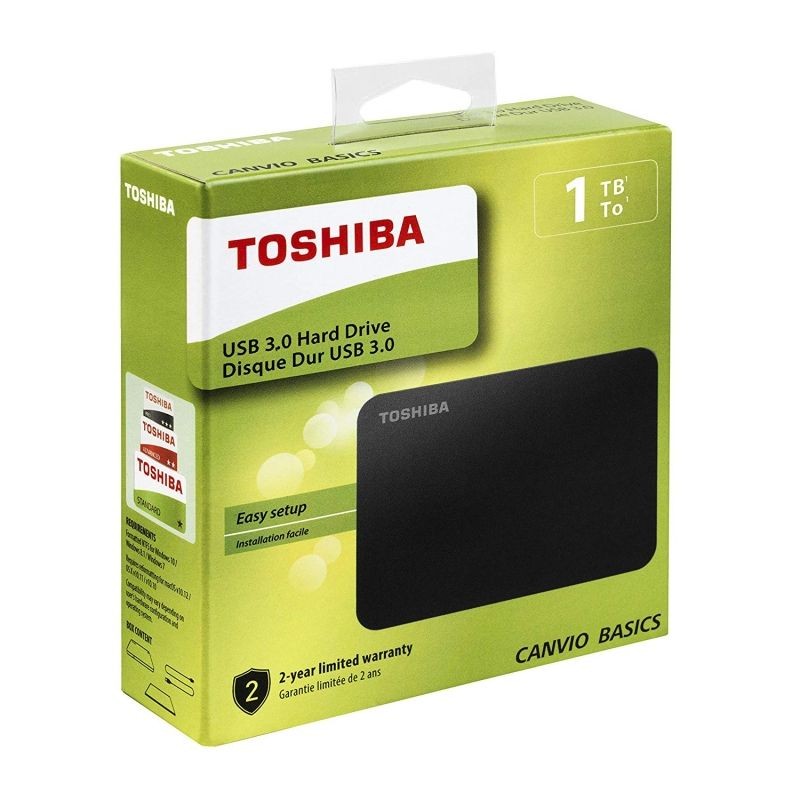Disco Externo Toshiba Canvio Basics 1TB 2.5 USB 3.0