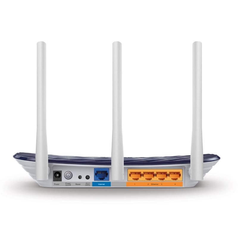 Router Inalámbrico TP-Link Archer C20 733Mbps 2.4GHz 5GHz 3 Antenas WiFi 802.11ac n a - b g n
