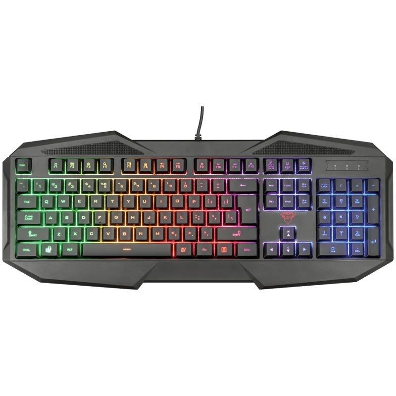 Pack Gaming Trust Gaming GXT 1180RW Teclado GXT 830-RW Ratón GXT 105 Auriculares Alfombrilla