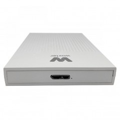 Caja Externa para Disco Duro de 2.5 Woxter I-Case 230 V2.0 Blanca USB 3.0 Sin tornillos