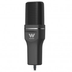 Micrófono con Trípode y Pop Killer Woxter Mic-Studio 60 USB 2.0
